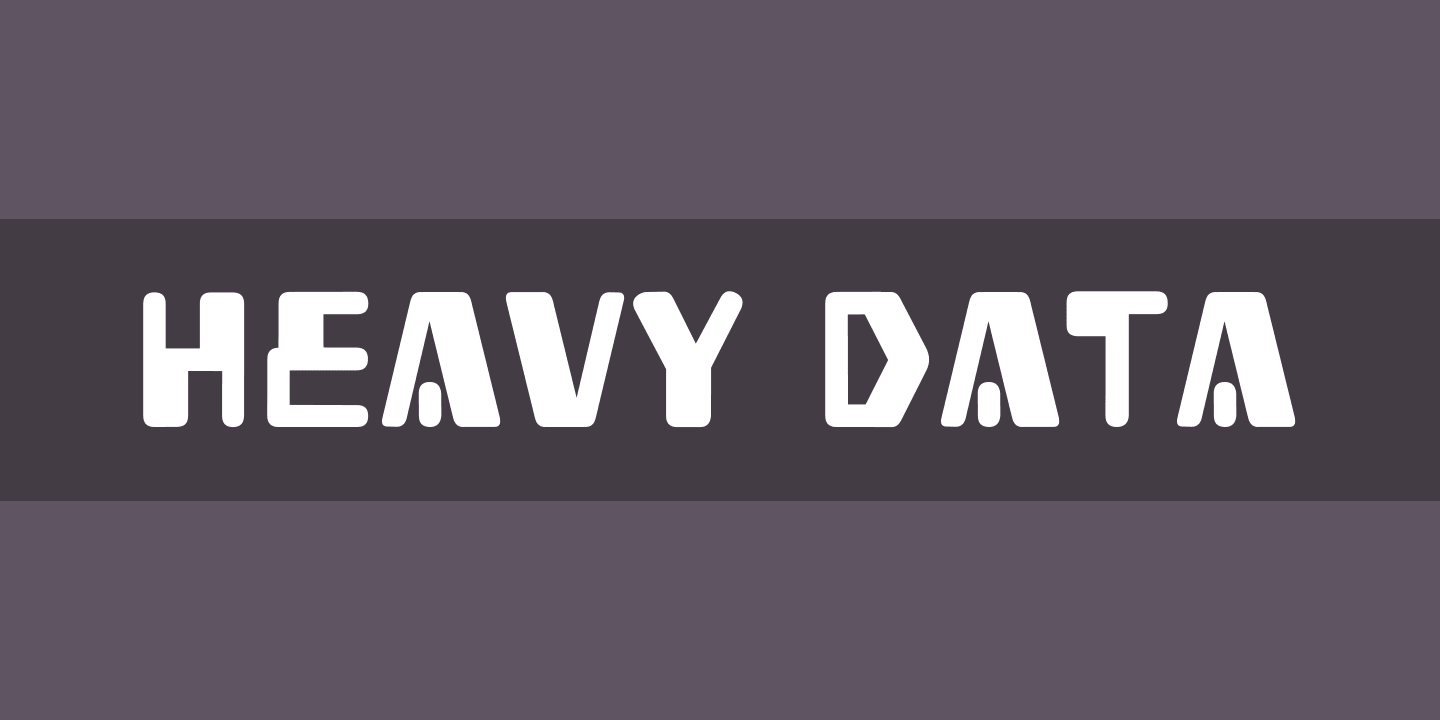 Font Heavy Data